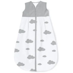 Pinolino Schlafsack Wölkchen Grau