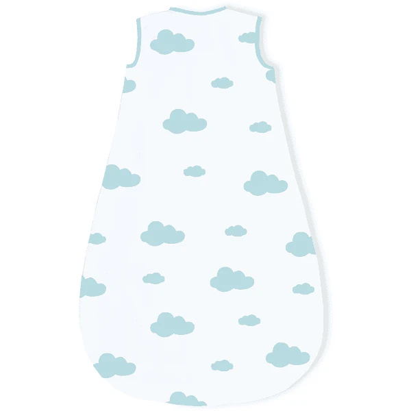 Pinolino Schlafsack Wölkchen Hellblau 4 Pinolino Schlafsack Wölkchen Hellblau – Bild 2