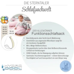Sterntaler Funktionsschlafsack Stanley Grau -Geschäft Für Babyschlafsackzubehör sterntaler funktionsschlafsack stanley grau a280353 1