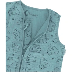 Sterntaler Musselin-Schlafsack Elia Dunkeltürkis -Geschäft Für Babyschlafsackzubehör sterntaler musselin schlafsack elia dunkeltuerkis a387293 1
