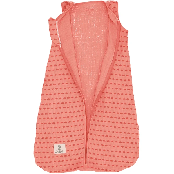 Sterntaler Musselin-Schlafsack Enna+Otti Koralle 4 Sterntaler Musselin-Schlafsack Enna+Otti Koralle – Bild 2