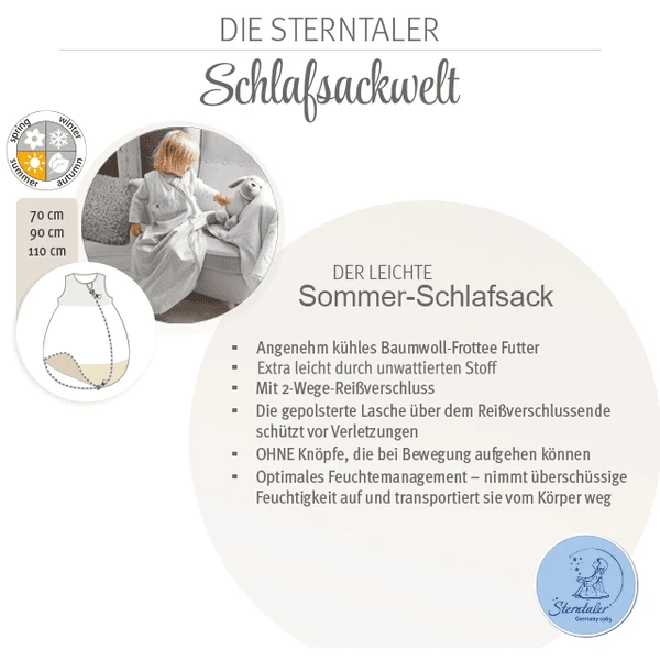 Sterntaler Sommer-Schlafsack Stanley 5 Sterntaler Sommer-Schlafsack Stanley – Bild 3