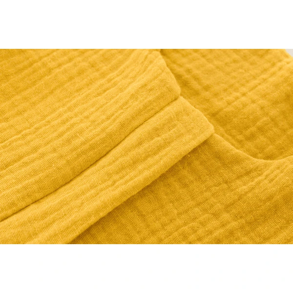 Träumeland Sommerschlafsack LIEBMICH Musselin Senfgelb 4 Träumeland Sommerschlafsack LIEBMICH Musselin Senfgelb – Bild 2