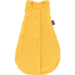 Träumeland Sommerschlafsack LIEBMICH Musselin Senfgelb