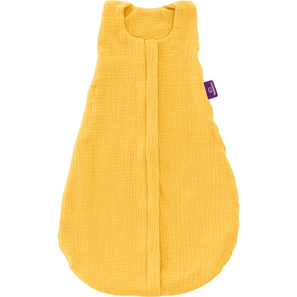 Träumeland Sommerschlafsack LIEBMICH Musselin Senfgelb 3 Träumeland Sommerschlafsack LIEBMICH Musselin Senfgelb