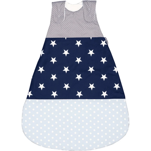 ULLENBOOM® Schlafsack Blau Hellblau Grau 3 ULLENBOOM® Schlafsack Blau Hellblau Grau