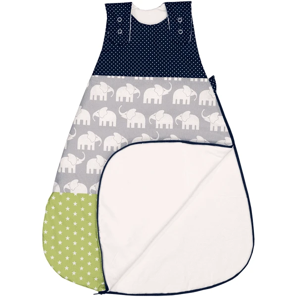 ULLENBOOM® Schlafsack Elefant Blau Grün 4 ULLENBOOM® Schlafsack Elefant Blau Grün – Bild 2