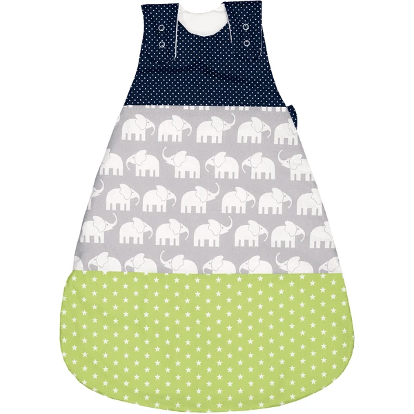 ULLENBOOM® Schlafsack Elefant Blau Grün 3 ULLENBOOM® Schlafsack Elefant Blau Grün