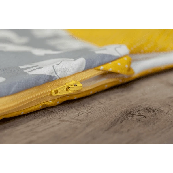 ULLENBOOM® Schlafsack Elefant Gelb 6 ULLENBOOM® Schlafsack Elefant Gelb – Bild 4