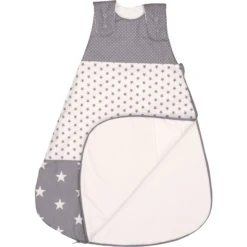 ULLENBOOM® Schlafsack Graue Sterne 10 ULLENBOOM® Schlafsack Graue Sterne -Geschäft Für Babyschlafsackzubehör ullenboom schlafsack graue sterne a293506 1