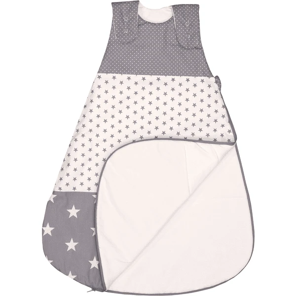 ULLENBOOM® Schlafsack Graue Sterne 4 ULLENBOOM® Schlafsack Graue Sterne – Bild 2