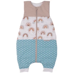 ULLENBOOM Sommer-Schlafsack Mit Füßen Regenbogen