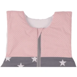 ULLENBOOM Sommer-Schlafsack Mit Füßen Rosa Grau -Geschäft Für Babyschlafsackzubehör ullenboom sommer schlafsack mit fuessen rosa grau a378451 1